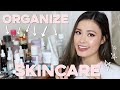 ORGANIZING  MY SKINCARE ROUTINE | How I Test and Experiment with Skin Care Products!