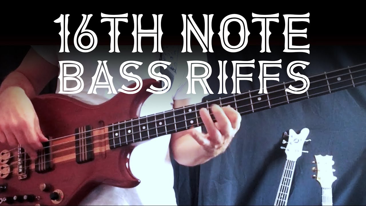 Awesome 16th note bass line Demo YouTube