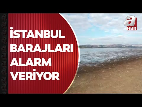 İstanbul'da kuraklık riski! Barajlardaki genel doluluk oranı yüzde 24'e düştü | A Haber