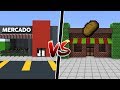 Batalha de Construção: QUEM FAZ O MELHOR MERCADO NO MINECRAFT!
