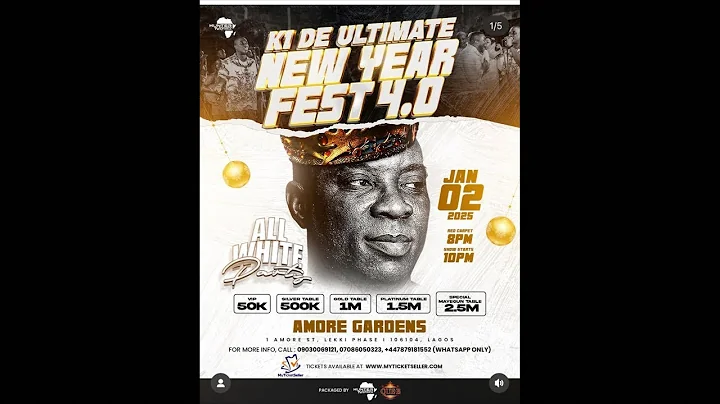 K1 DE ULTIMATE NEW YEAR FEST 4.0 ALL WHITE PARTY.