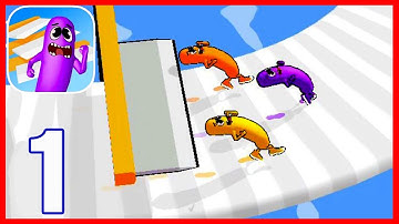 Doodle Run 3D - Gameplay Walkthrough Part 1 - All Levels 1-25 (Android,iOS)