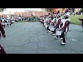 NCCU Sound Machine Marching Band Homecoming Tunnel 11/3/18 Part 1