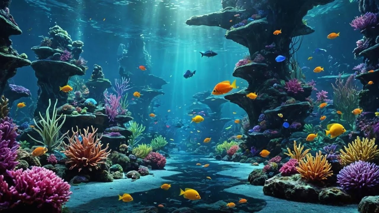 Color Fish Asmr Underwater ASMR: Tropical Fish & Water Sounds with Music 🌿 | Perfect ...