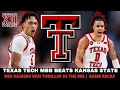 Texas Tech Mens Basketball Beats Kansas State | The Red Raiders are SO BACK (Big 12 Basketball)