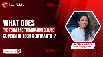 What Does the Term and Termination Clause Govern in Tech Contracts?