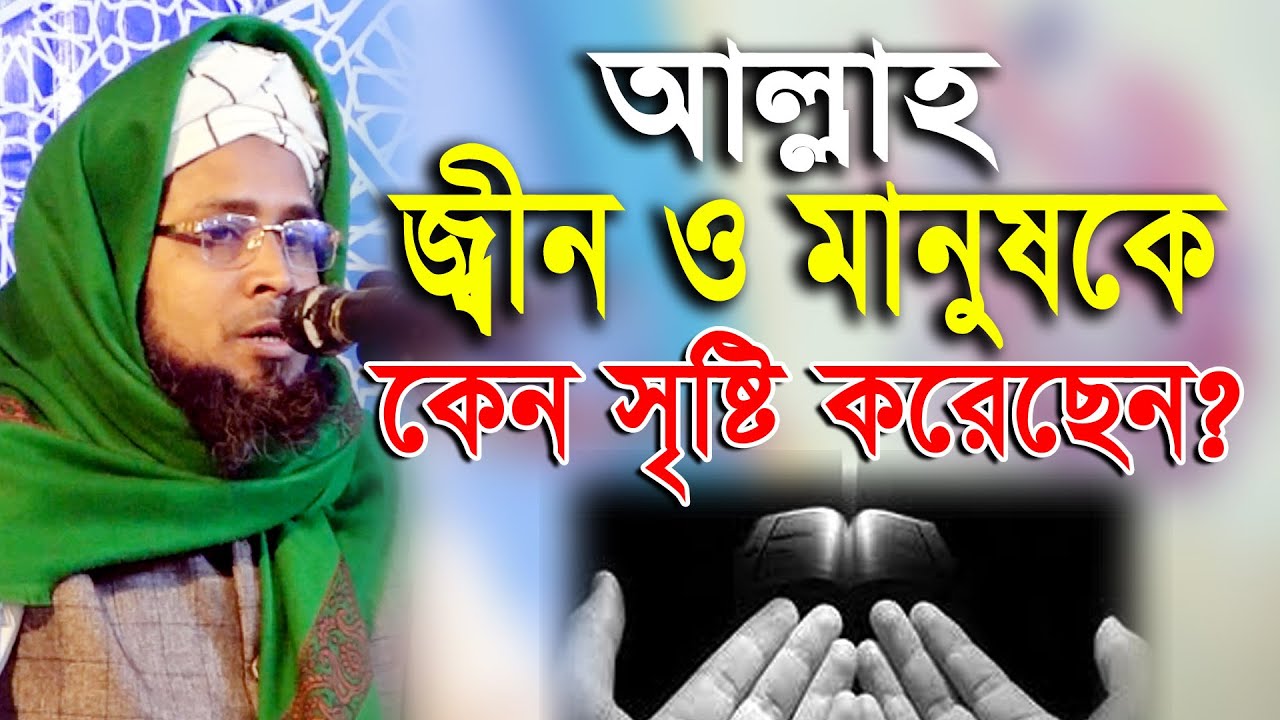 আল্লাহ মানুষ এবং জ্বিন কেন সৃষ্টি করেছেন? মাওলানা হেলাল উদ্দিন নতুন ওয়াজ Mawlana Helal Uddin New Waz