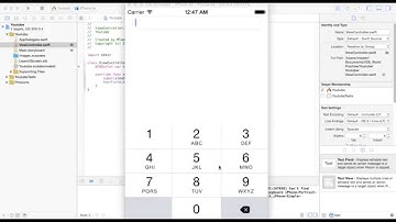 Numberpad as input for UITextField Swift