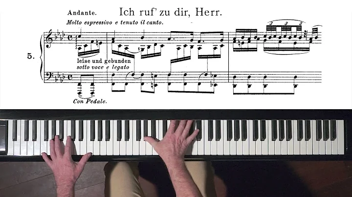 Bach/Busoni "Ich ruf' zu dir, Herr, BWV 639" P. Ba...