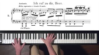 Bach/Busoni "Ich ruf' zu dir, Herr, BWV 639" P. Barton, FEURICH piano