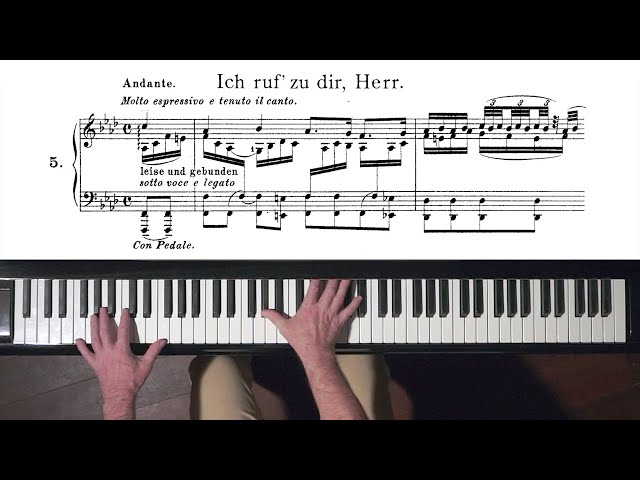 Bach - Choral : Ich ruf' zu dir,Herr Jesu Christ-arrgt piano Busoni : Leif Ove Andsnes, piano