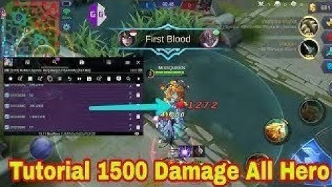 TUTORIAL 1500 DAMAGE ALL HERO MOBILE LEGENDS
