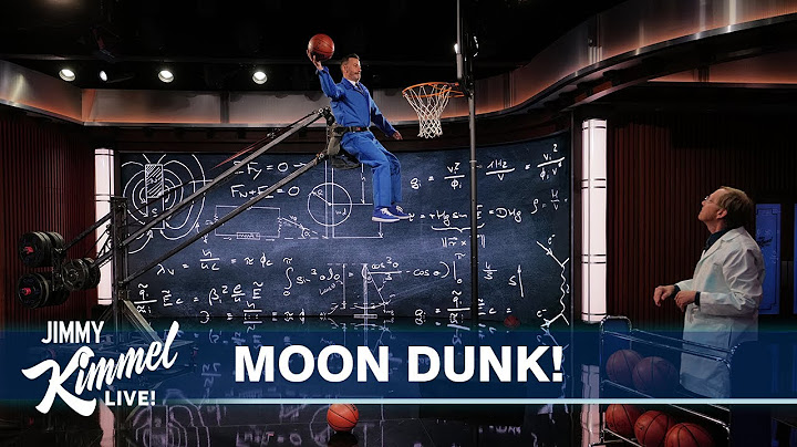 Anti-Gravity Dunking & Velcro Battle with Jimmy Kimmel and Science Bob Pflugfelder