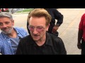 Bono greets fans in Chicago -- June 28, 2015