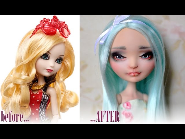 REPAINT em bonecas Ever After High