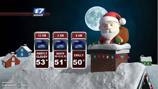 Christmas Eve 2019 - Mild holiday before rain returns