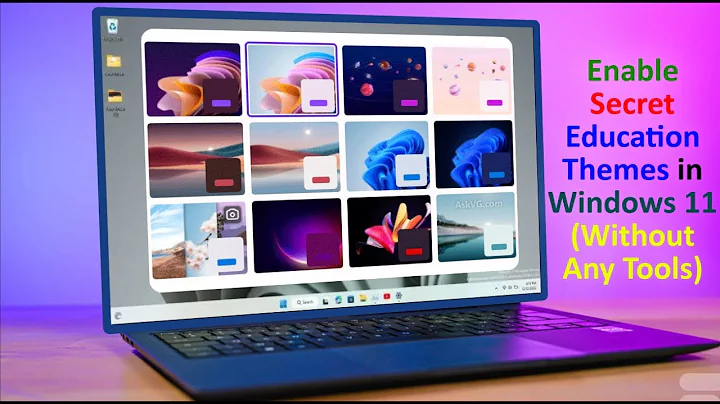 How to Unlock Hidden Education Themes in Windows 11 | Step-by-Step Guide (No Software)