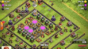Clash of Clans // TH11 Farming Base Dark Elixir 2018 defence log