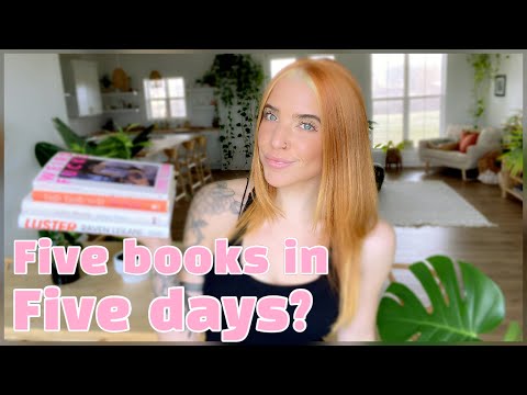 reading 5 books in 5 days! 🤩  READING VLOG