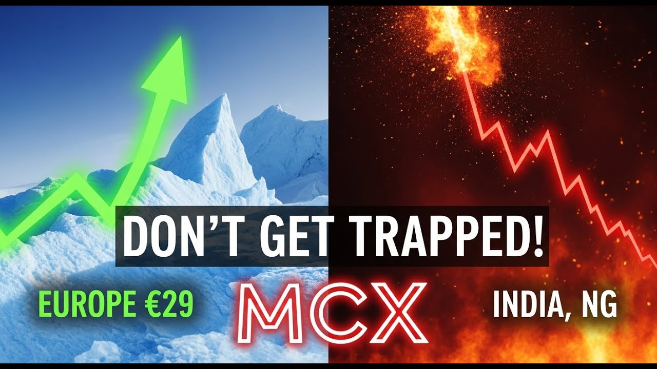 Natural Gas CRASHING? ⚠️ Why Europe is Flying but MCX is Dying! (3 Pro Tips) 