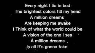 A million dreams by Alexandra Porat with lyrics