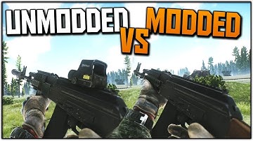 Modded Ak-74N vs Unmodded (Escape from Tarkov)