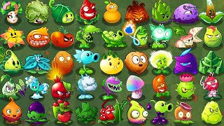 Plants vs Zombies 2 | All Premium Plants Max Level Power-Up!