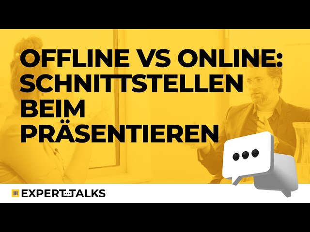 Echobot Expert Talks #12: Offline vs. Online – Schnittstellen beim Präsentieren
