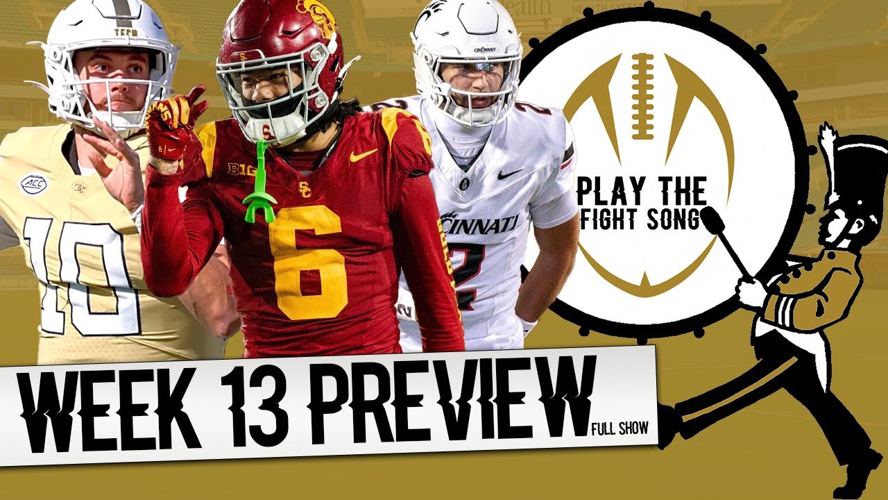 College Football Week 13 Preview and Predictions - YouTube
