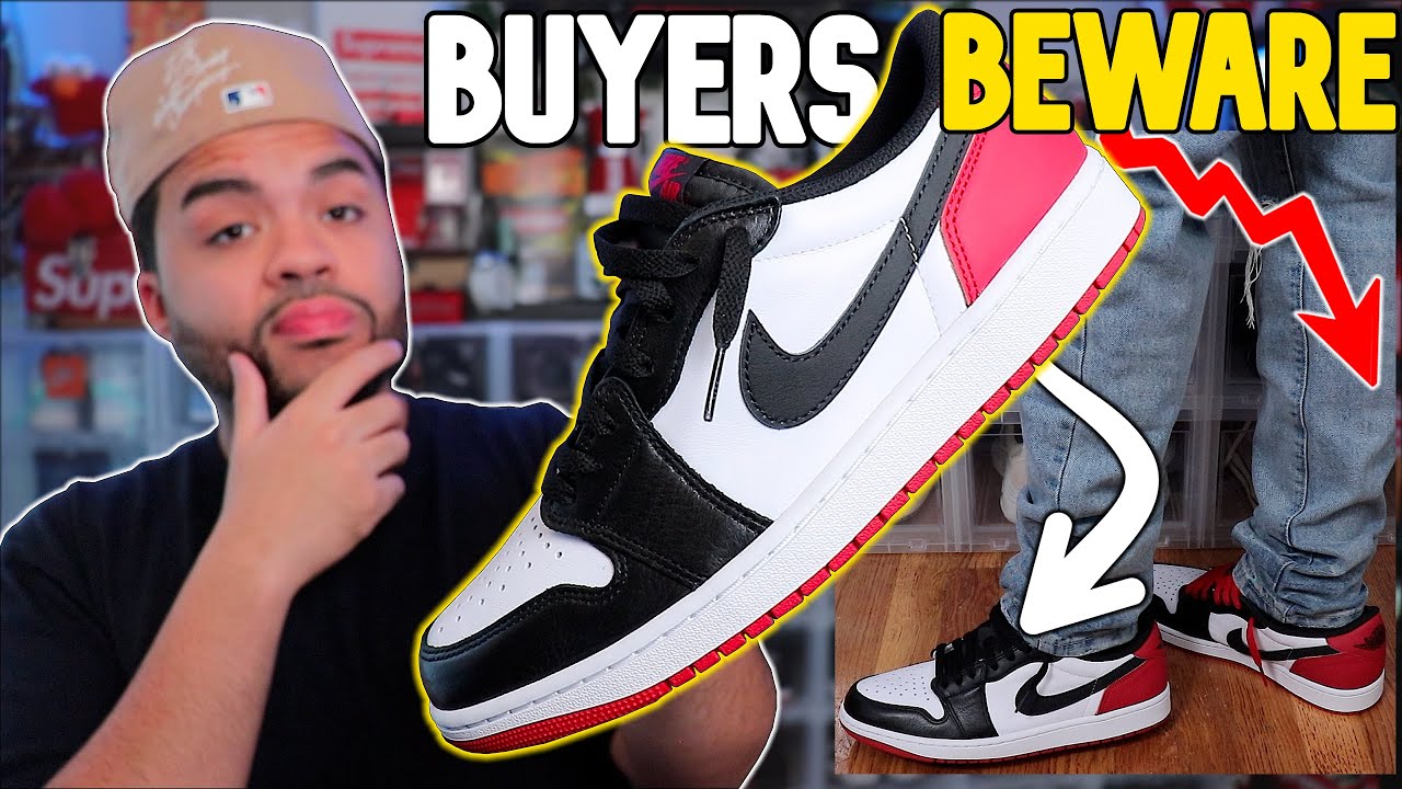 Please BEWARE! Jordan 1 Low OG Black Toe REVIEW + ON FEET 2023 - YouTube