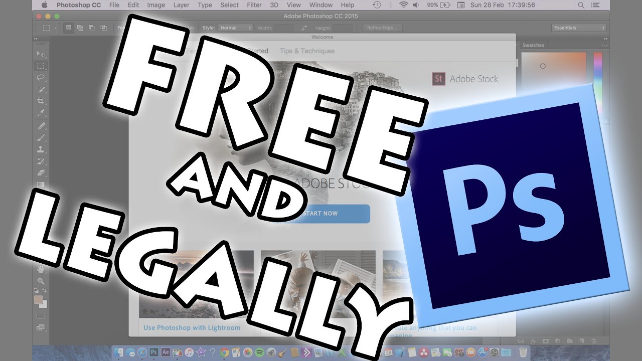 Install Photoshop Free Legally Mac And Windows Techgeniet3g Youtube