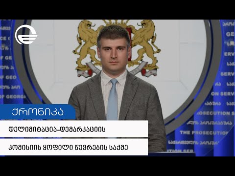 დელიმიტაცია დემარკაციის კომისიის ყოფილი წევრების საქმე