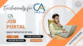 Best Job Portal for Chartered Accountants in 2025 | CA Job Portal | How to Register & Apply|