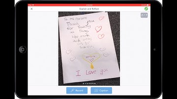 Uploading photos on Seesaw