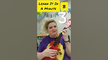 Learn It In A Minute: ukulele: B Major Chord (chord #15) #ukulele #makelearningfun #ukulelelovers