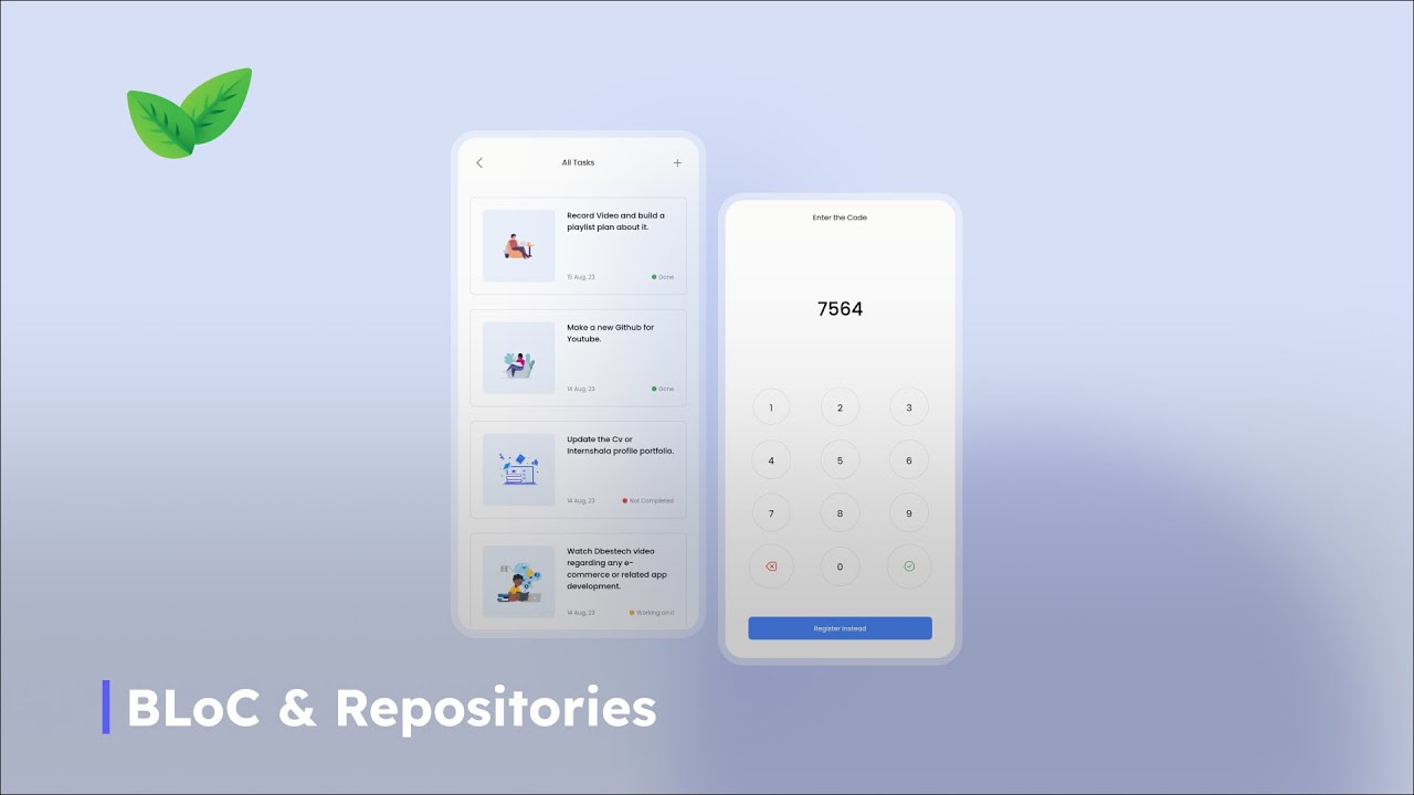 BLoC & Repositories 📂 - Flutter Todo App | Ep - 2 - YouTube