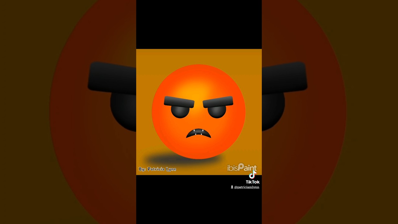 Angry Vampire Emoji Drawing (iBis Paint X) TikTok - YouTube
