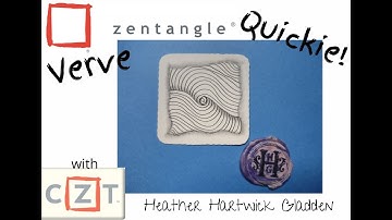 Zentangle® Quickie: Verve