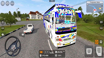 Download MSM BUS MOD | BUSSID New Bus Mod - Bus Simulator Indonesia Android Gameplay | Bus Game