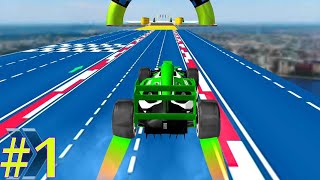 Formula Ramp Car Stunts 3D: Impossible Tracks - Racing Car - Android Gameplay - Part 1 screenshot 1