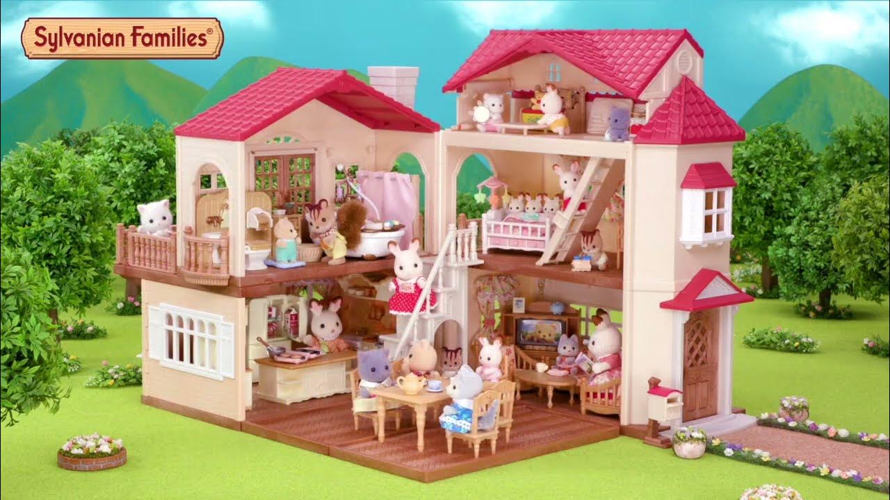 Coffret La grande maison éclairée et sa pièce secrète SYLVANIAN FAMILIES