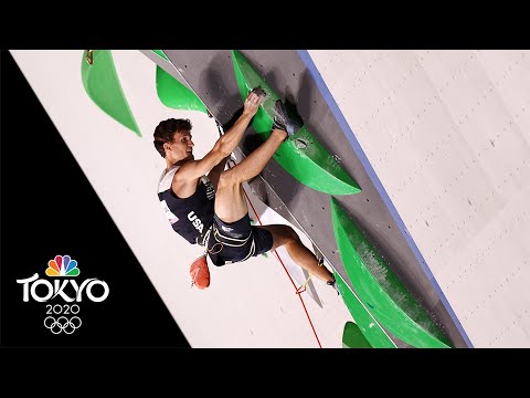 American Nathaniel Coleman qualifies for sport climbing finals | Tokyo Olympics | NBC Sports