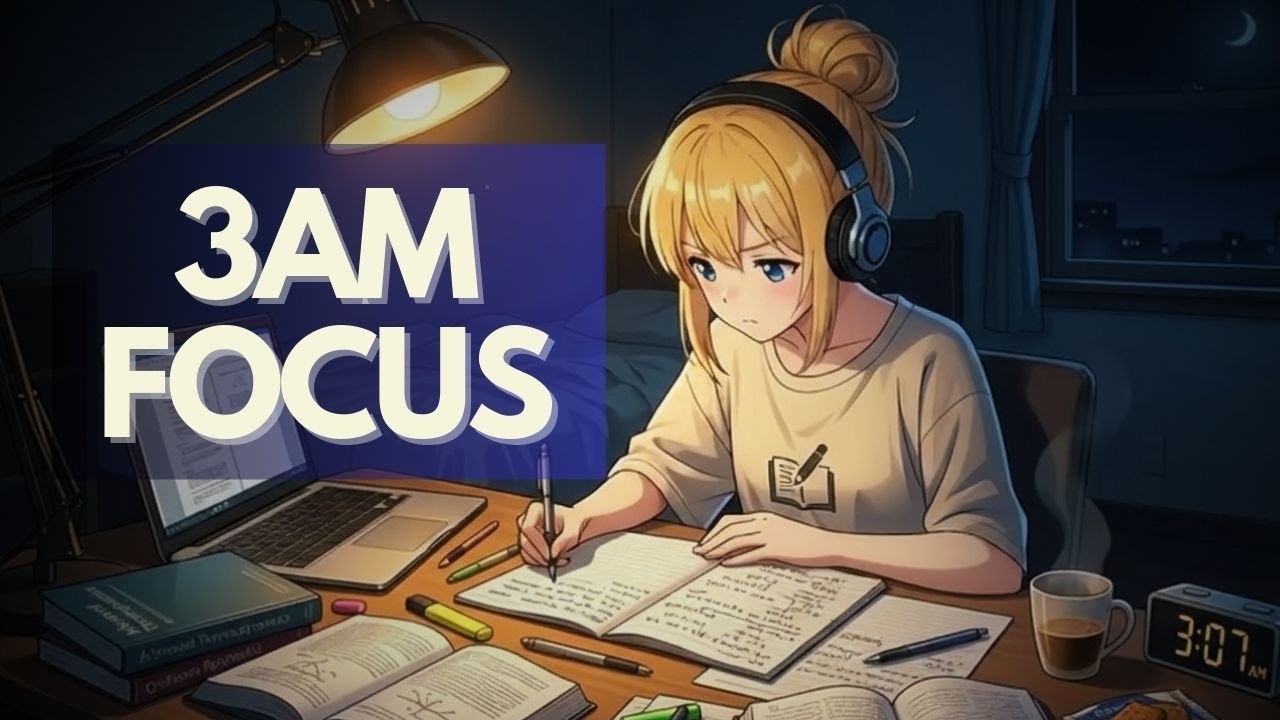 Overthinking? Calm Your Mind 🎧 Deep Focus Lofi for Work & Study | 24/7 Live