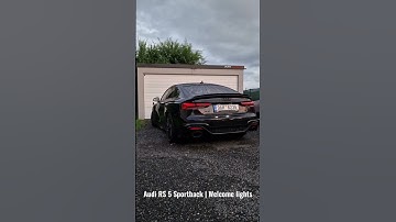 Audi RS 5 Sportback | Welcome lights (rear)