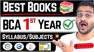 💥Best Books BCA 1st Year Students! BCA 1st, 2nd Semester Books, BCA Syllabus! #BCA #BCA2023 #viral screenshot 1