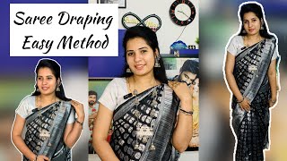 Saree Draping | Easy Method | Most Wanted Video | Sennilaa_Sudhaharan