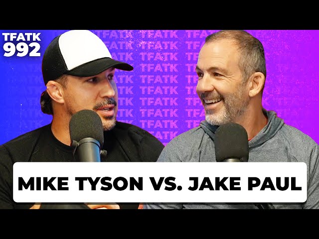 Bryan Callen u0026 Brendan Schaub Debate Mike Tyson vs Jake Paul | TFATK Ep. 992 class=