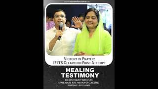 Victory in Prayer; IELTS Cleared in First Attempt #healingprayer #pastortinugeorge