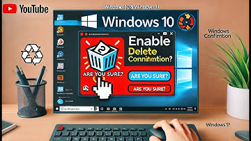 How to Enable Delete Confirmation Dialog in Windows 10 & 11 | Fix Direct File Deletion Issue