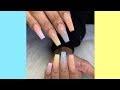 MULTI COLOR OMBRE | ACRYLIC NAILS TUTORIAL